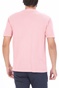 SCOTCH & SODA-Ανδρικό t-shirt SCOTCH & SODA Organic cotton garment-dyed ροζ