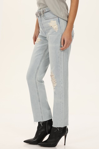 GUESS-Γυναικείο jean παντελόνι GUESS LINCOLN ROAD RG DENIM μπλε ανοιχτό