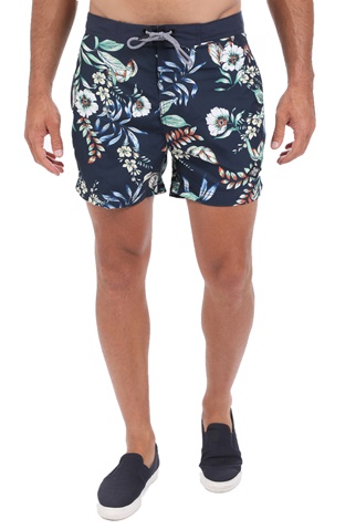 SUPERDRY-Ανδρικό μαγιό σορτς SUPERDRY SURF RETRO BOARDSHORT μπλε