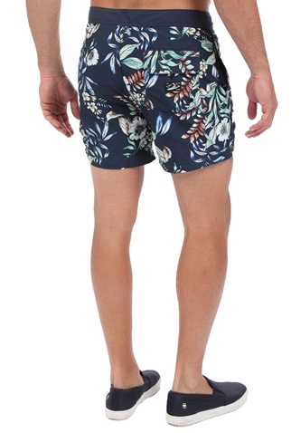 SUPERDRY-Ανδρικό μαγιό σορτς SUPERDRY SURF RETRO BOARDSHORT μπλε