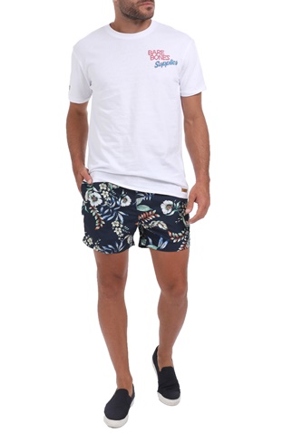 SUPERDRY-Ανδρικό μαγιό σορτς SUPERDRY SURF RETRO BOARDSHORT μπλε