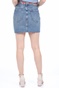SUPERDRY-Γυναικεία jean mini φούστα SUPERDRY μπλε