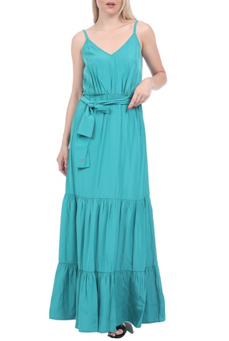 GAUDI-Γυναικείο maxi φόρεμα GAUDI μπλε