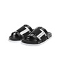 KENDALL + KYLIE-Γυναικεία slides KENDALL + KYLIE LUXIA μαύρα λευκά