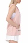 KENDALL + KYLIE-Γυναικεία φούτερ μπλούζα KENDALL + KYLIE W HOODY LOGO ροζ