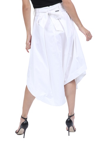 KENDALL + KYLIE-Γυναικεία midi φούστα KENDALL + KYLIE λευκή