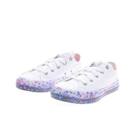 CONVERSE-Παιδικά sneakers CONVERSE CHUCK TAYLOR ALL STAR TRANSLUC λευκά