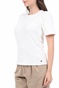 GARCIA JEANS-Γυναικείο t-shirt GARCIA JEANS λευκό