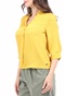 GARCIA JEANS-Γυναικεία μακρυμάνικη μπλούζα GARCIA JEANS κίτρινη