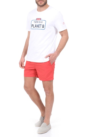 ECOALF-Ανδρικό t-shirt ECOALF ENROLL λευκό