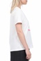 ECOALF-Γυναικεία μπλούζα ECOALF UNDERLINED BACAUSE λευκή