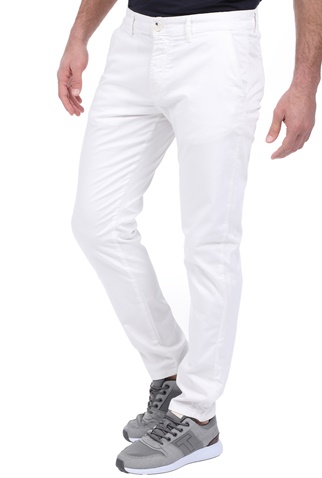 SSEINSE-Ανδρικό παντελόνι chino SSEINSE λευκό