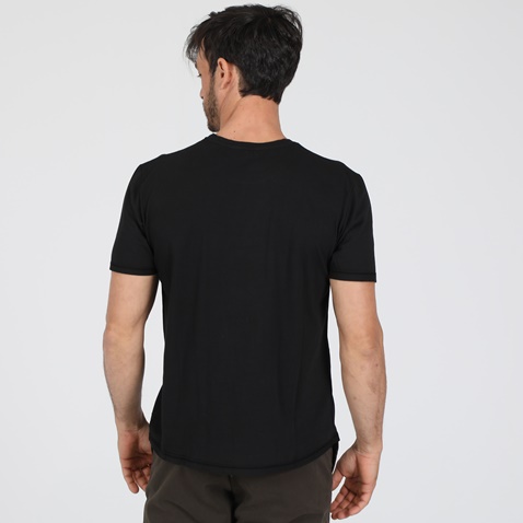 DIRTY LAUNDRY-Ανδρικό t-shirt DIRTY LAUNDRY MOMENTUM μαύρο