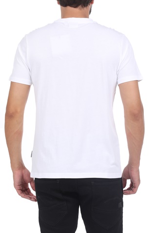 NAPAPIJRI-Ανδρική κοντομάνικη μπλούζα NAPAPIJRI SAYA λευκή