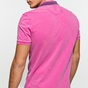 EDWARD JEANS-Ανδρική polo μπλούζα EDWARD JEANS MATTY ροζ μπλε