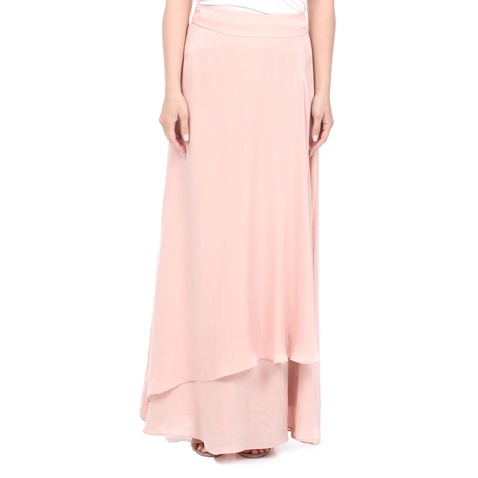 ATTRATTIVO-Γυναικεία μακριά φούστα ATTRATTIVO ροζ