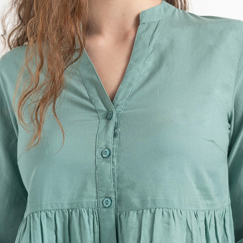 ATTRATTIVO-Γυναικεία πουκαμίσα ATTRATTIVO πράσινη