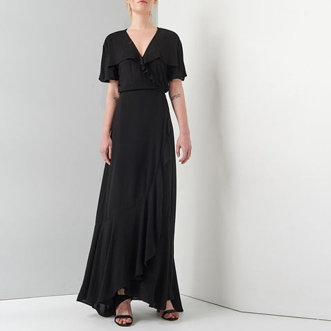 'ALE-Γυναικείο maxi φόρεμα 'ALE μαύρο