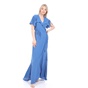 'ALE-Γυναικείο μακρύ φόρεμα 'ALE μπλε