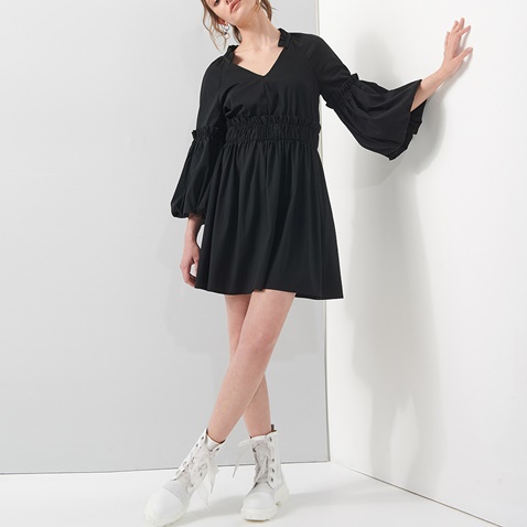 'ALE-Γυναικείο mini φόρεμα 'ALE μαύρο