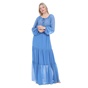 'ALE-Γυναικείο μακρύ φόρεμα 'ALE μπλε
