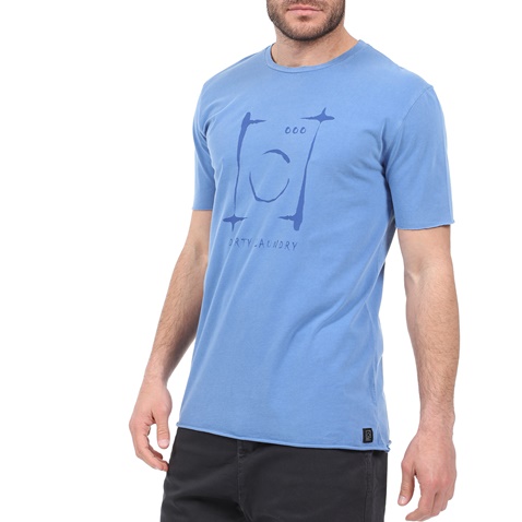 DIRTY LAUNDRY-Ανδρική μπλούζα DIRTY LAUNDRY WASHING MACHINE μπλε