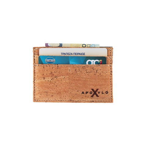 APOXYLO-Unisex καρτοθήκη APOXYLO 625 μπεζ