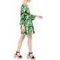 MC2 ST BARTH-Γυναικείο mini φόρεμα MC2 ST BARTH NEIVA πράσινο μαύρο