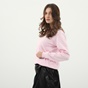 BEVERLY HILLS POLO CLUB-Γυναικείο λεπτό πουλόβερ BEVERLY HILLS POLO CLUB ροζ