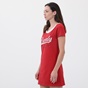 BEVERLY HILLS POLO CLUB-Γυναικείο mini φόρεμα BEVERLY HILLS POLO CLUB BHW.CNT.030.009 κόκκινο
