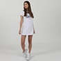 BEVERLY HILLS POLO CLUB-Γυναικείο mini φόρεμα BEVERLY HILLS POLO CLUB BHW.CNT.030.009 λευκό