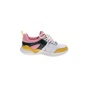 19V69 ITALIA-Γυναικεία sneakers 19V69 ITALIA λευκά κιτρινα ροζ