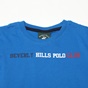 BEVERLY HILLS POLO CLUB-Παιδικό t-shirt BEVERLY HILLS POLO CLUB BHPC215 μπλε