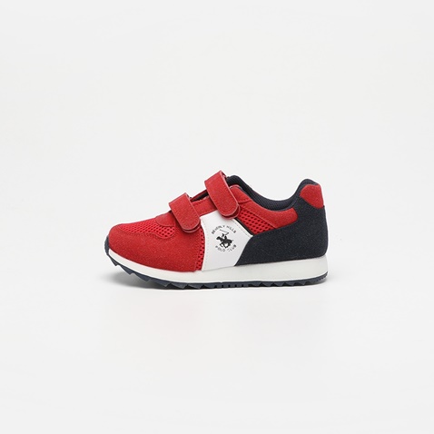 BEVERLY HILLS POLO CLUB-Παιδικά sneakers BEVERLY HILLS POLO CLUB  BHS.1S1.080.414 μπλε κόκκινα