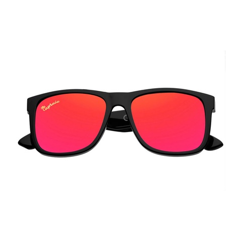 CAPRAIA-Unisex γυαλιά ηλίου CAPRAIA ROVELLO 4 κόκκινα μαύρα