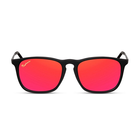 CAPRAIA-Unisex γυαλιά ηλίου CAPRAIA  AVARENGO 4 κόκκινα μαύρα