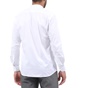 MARTIN & CO-Ανδρικό πουκάμισο MARTIN & CO SLIM FIT MAO λευκό