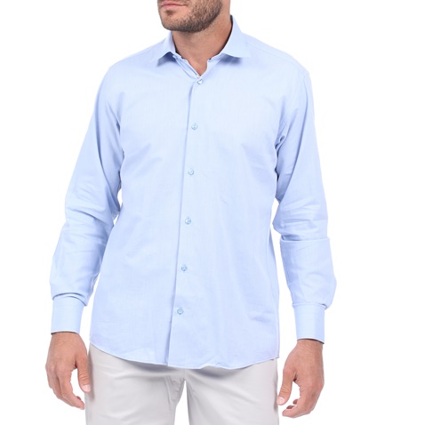 MARTIN & CO-Ανδρικό πουκάμισο MARTIN & CO REGULAR FIT μπλε