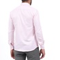 MARTIN & CO-Ανδρικό πουκάμισο MARTIN & CO SLIM FIT ροζ