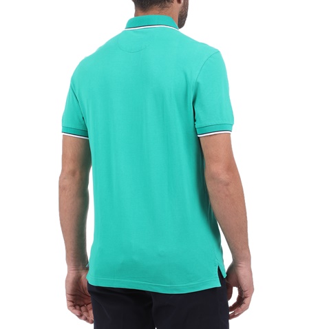MARTIN & CO-Ανδρική polo μπλούζα MARTIN & CO πράσινη