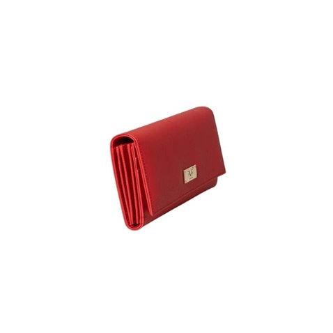 19V69 ITALIA-Γυναικείο δερμάτινο πορτοφόλι 19V69 ITALIA κόκκινο