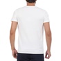 BATTERY-Ανδρική μπλούζα BATTERY 9 PEACH FINISH λευκή