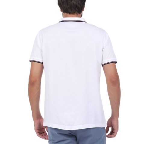 DORS-Ανδρική polo μπλούζα DORS MERCERISED λευκή