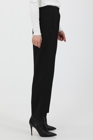MOLLY BRACKEN-Γυναικείο cropped παντελόνι MOLLY BRACKEN LADIES WOVEN PANTS μαύρο