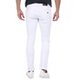 RUN-Ανδρικό jean παντελόνι RUN λευκό
