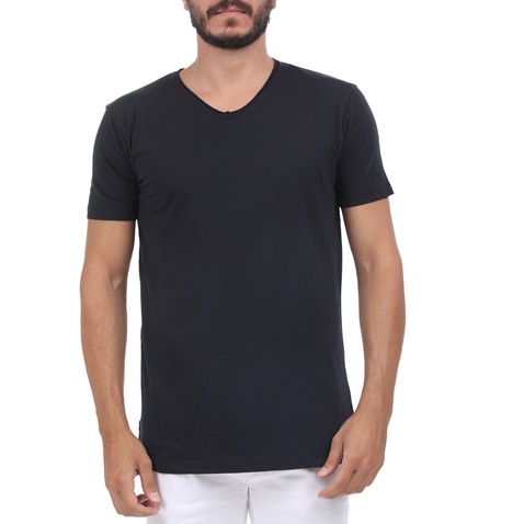 BATTERY-Ανδρική μπλούζα BATTERY SOLID GARMEN μαύρη