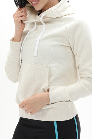 UNDER ARMOUR-Γυναικεία φούτερ μπλούζα UNDER ARMOUR 1356317 Rival Fleece HB Hoodie εκρού