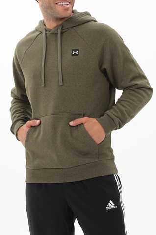 UNDER ARMOUR-Ανδρική φούτερ μπλούζα UNDER ARMOUR 1357092 UA Rival Fleece χακί