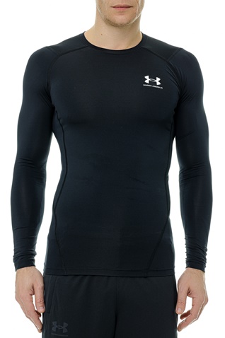 UNDER ARMOUR-Ανδρικό t-shirt UNDER ARMOUR 1361524 UA HG Armour Comp LS  μαύρο