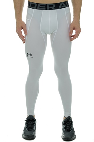 UNDER ARMOUR-Ανδρικό αθλητικό κολάν UNDER ARMOUR 1361586 UA HG λευκό